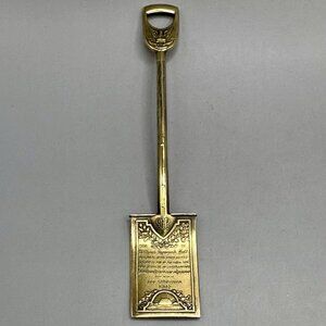 Shovel Spoon Taft 1915 PPIE Groundbreaking Shreve & Co Sterling Silver Gold Wash